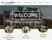 Tablet Screenshot of brookmeadowvillage.com